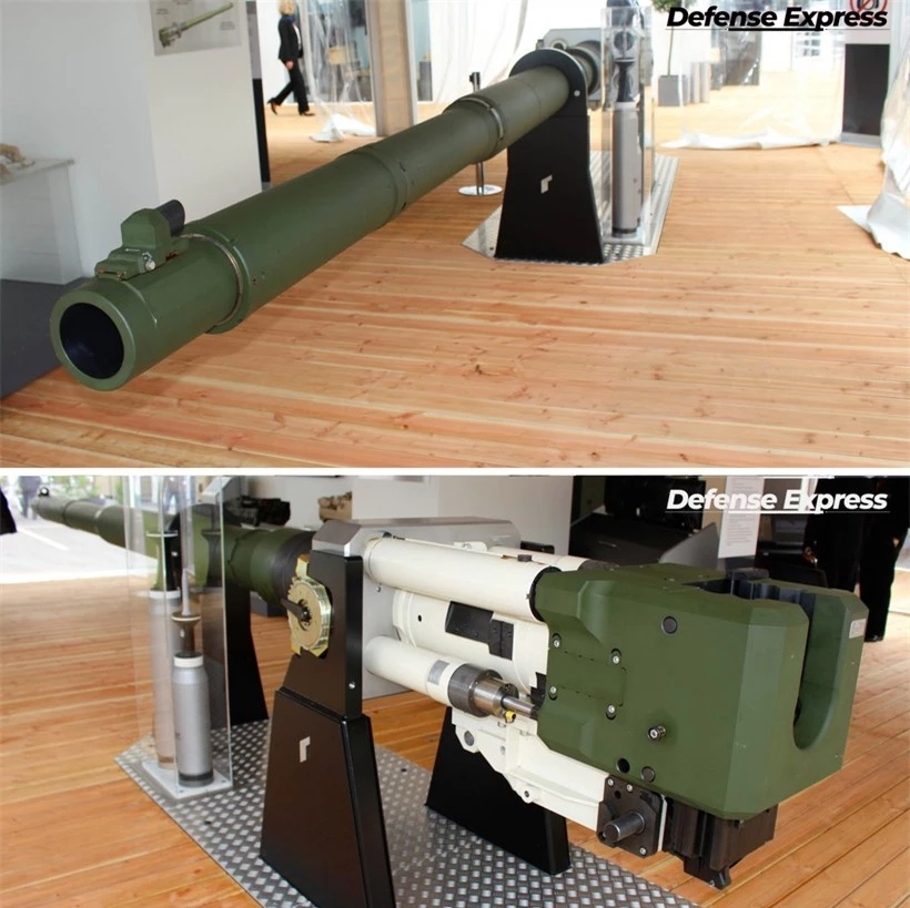 Pháo tăng 130 mm thế hệ mới do Công ty Rheinmetall của Đức chế tạo.