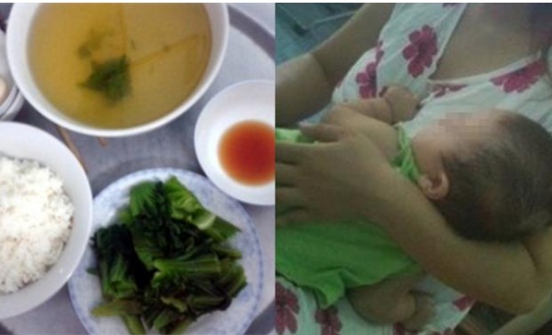 Bất ngờ về sớm, tôi sốc nặng khi thấy vợ ngồi giữa nhà vừa ôm đứa con mới sinh vừa trộn thứ đó vào bát cơm ăn