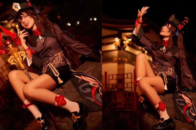 Cosplay Hu Tao phiên bản "núi đồi", sức hút của nữ game thủ vẫn thua nhân vật mới nhà Genshin