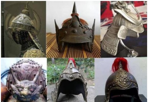 Để phân biệt được kẻ thù với quân mình trên chiến trường, những chiếc mũ sắt của lính thời cổ đại được thiết kế thế này