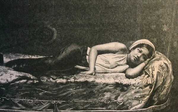 Một phi tần. Ảnh: Charles Hocquard. Một phi tần. Ảnh: Charles Hocquard.