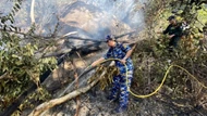 Vùng 5 Hải quân tham gia chữa cháy tại Vườn quốc gia Phú Quốc