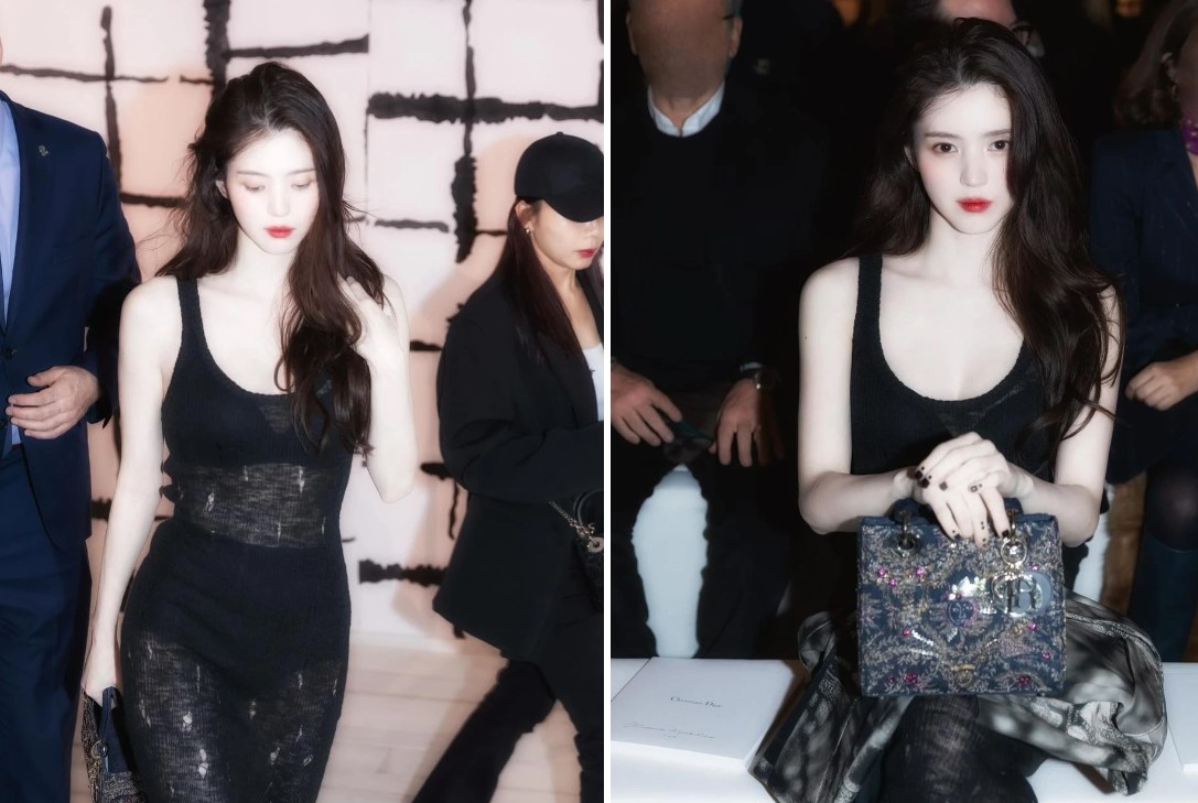 Mốt váy đen xuyên thấu ở Hàn Quốc