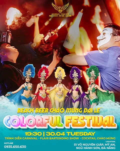 Lễ hội sắc màu tại Beach Beer Đà Nẵng sẵn sàng chào đón du khách.