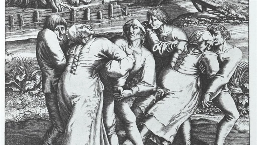   Dịch bệnh nhảy múa vào năm 1518 (Ảnh Internet)  