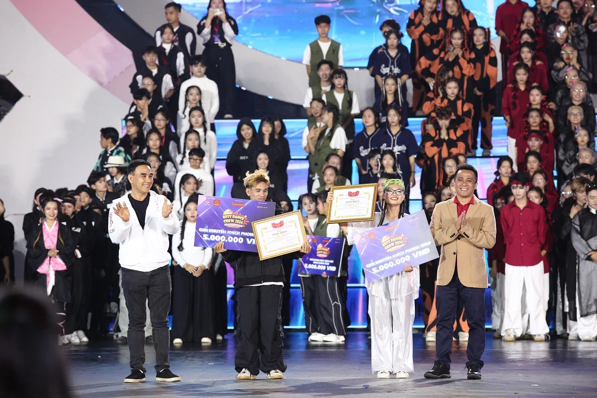Hai Giải Khuyến khích, mỗi giải trị giá 5 triệu đồng cùng giấy khen của Tỉnh đoàn thuộc về Tran Phu Dance Crew và Rex-Lab Crew. 
