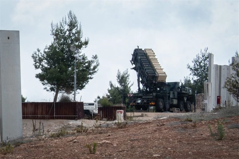 Bệ phóng của hệ thống phòng không Patriot PAC-2 ở miền Bắc Israel.