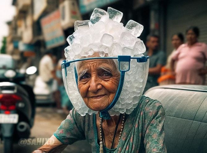 Chùm ảnh: Nắng nóng kinh hoàng, AI "gợi ý" về mùa hè ở vũ trụ khác, xem đến đâu bất ngờ đến đấy