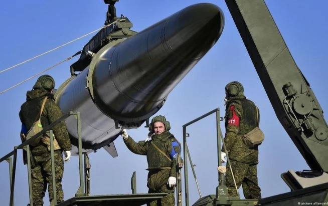 Hệ thống tên lửa chiến thuật Iskander-M của Nga.