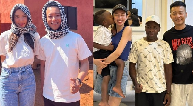 Hoa hậu Thùy Tiên hội ngộ Lôi Con, nói rõ mối quan hệ đặc biệt với Quang Linh Vlog giữa ồn ào