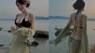 Nắng đầu hè dường như chưa "nóng" bằng loạt ảnh đi biển của bạn gái Văn Thanh - hot girl Trần Bích Hạnh