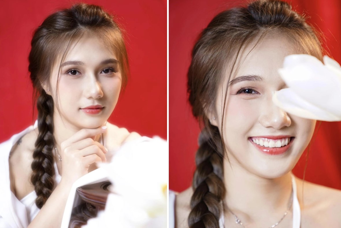 Hot girl bóng chuyền Long An gây sốt vì nhan sắc tựa thiên thần