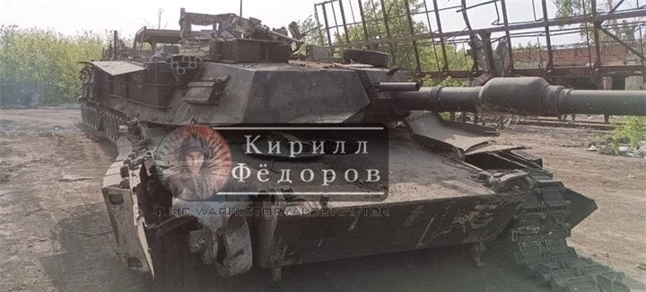 Xe tăng M1A1 Abrams bị phá hủy ở Ukraine.