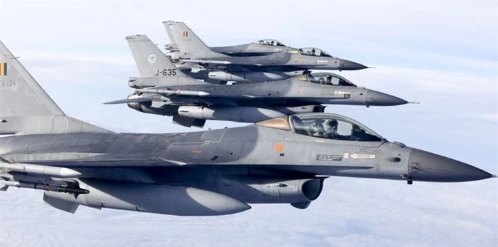 Phần lớn F-16 của các nước châu Âu đều không thể mang theo bom hạt nhân B61-12 của Mỹ. (Ảnh: Getty Images)