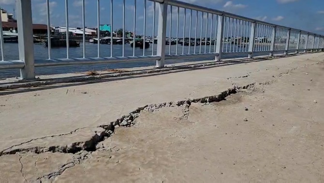 Nguyên nhân gây nứt dọc cục bộ tại dự án kè bờ sông Cần Thơ