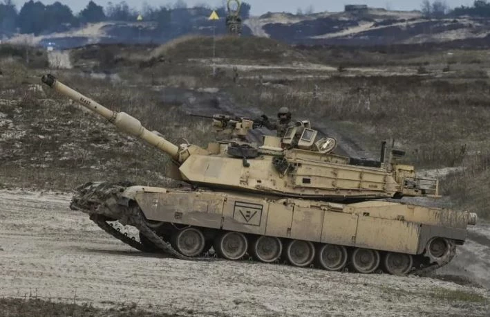 Xe tăng M1 Abrams trên chiến trường Ukraine. Ảnh: Getty