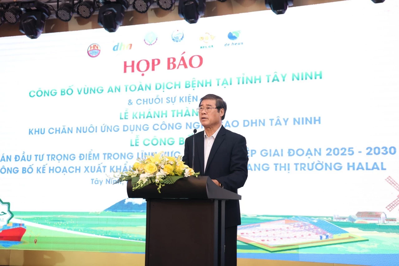 Ông Trần Văn Chiến - Phó Chủ tịch UBND tỉnh Tây Ninh, chia sẻ thông tin.