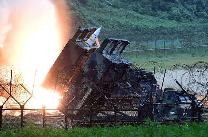 Tên lửa ATACMS được phóng trong cuộc tập trận chung giữa Mỹ và Hàn Quốc năm 2017. Ảnh: Getty