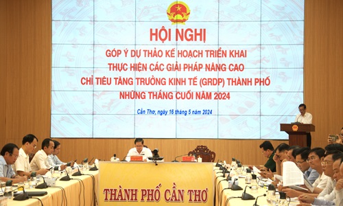 Cần Thơ bàn giải pháp thúc đẩy tăng trưởng kinh tế những tháng cuối năm 2024