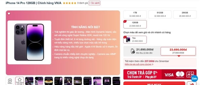 Giảm giá gần cả chục triệu, đây là mẫu iPhone đang Giảm giá gần cả chục triệu, đây là mẫu iPhone đang