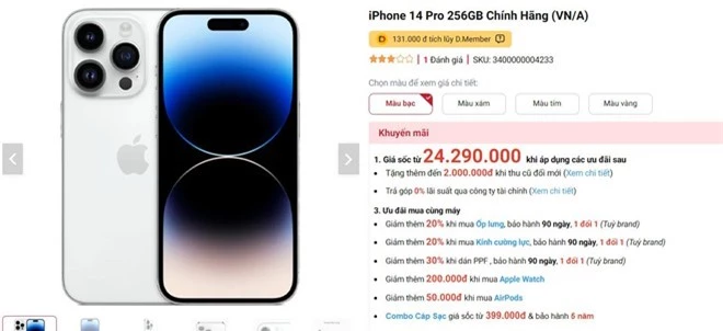 Giảm giá gần cả chục triệu, đây là mẫu iPhone đang Giảm giá gần cả chục triệu, đây là mẫu iPhone đang
