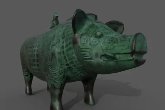 2 cha con đào móng nhà bất ngờ phát hiện 1 'con lợn', là phiên bản ‘giới hạn’ trên thế giới