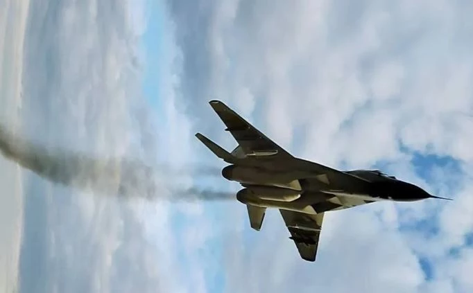 MiG-29 của Không quân Ukraine được trang bị AMD-160 MALD. Ảnh: Mạng xã hội X
