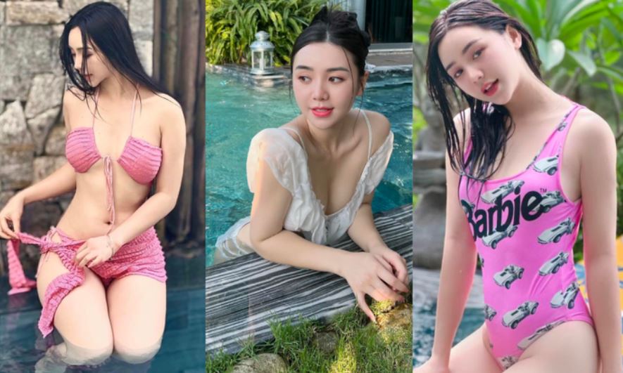 Quỳnh Kool nóng bỏng khi diện bikini khó nhằn dù sở hữu số đo chưa ấn tượng
