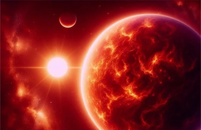 Lộ diện siêu Trái Đất màu đỏ rực giống trong phim "Star Wars"- Ảnh 1.