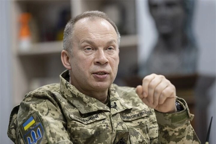 Thượng tướng Oleksandr Syrskyi - Tư lệnh quân đội Ukraine. (Ảnh: Reuters)