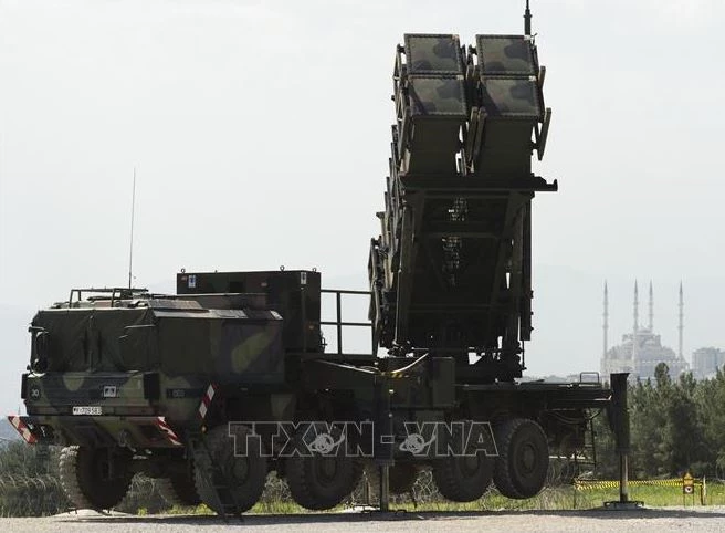 Hệ thống tên lửa phòng không Patriot của Đức. Ảnh tư liệu: AFP/TTXVN