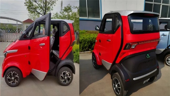 Mẫu ô tô điện 3 chỗ có giá rẻ hơn xe máy ảnh 2
