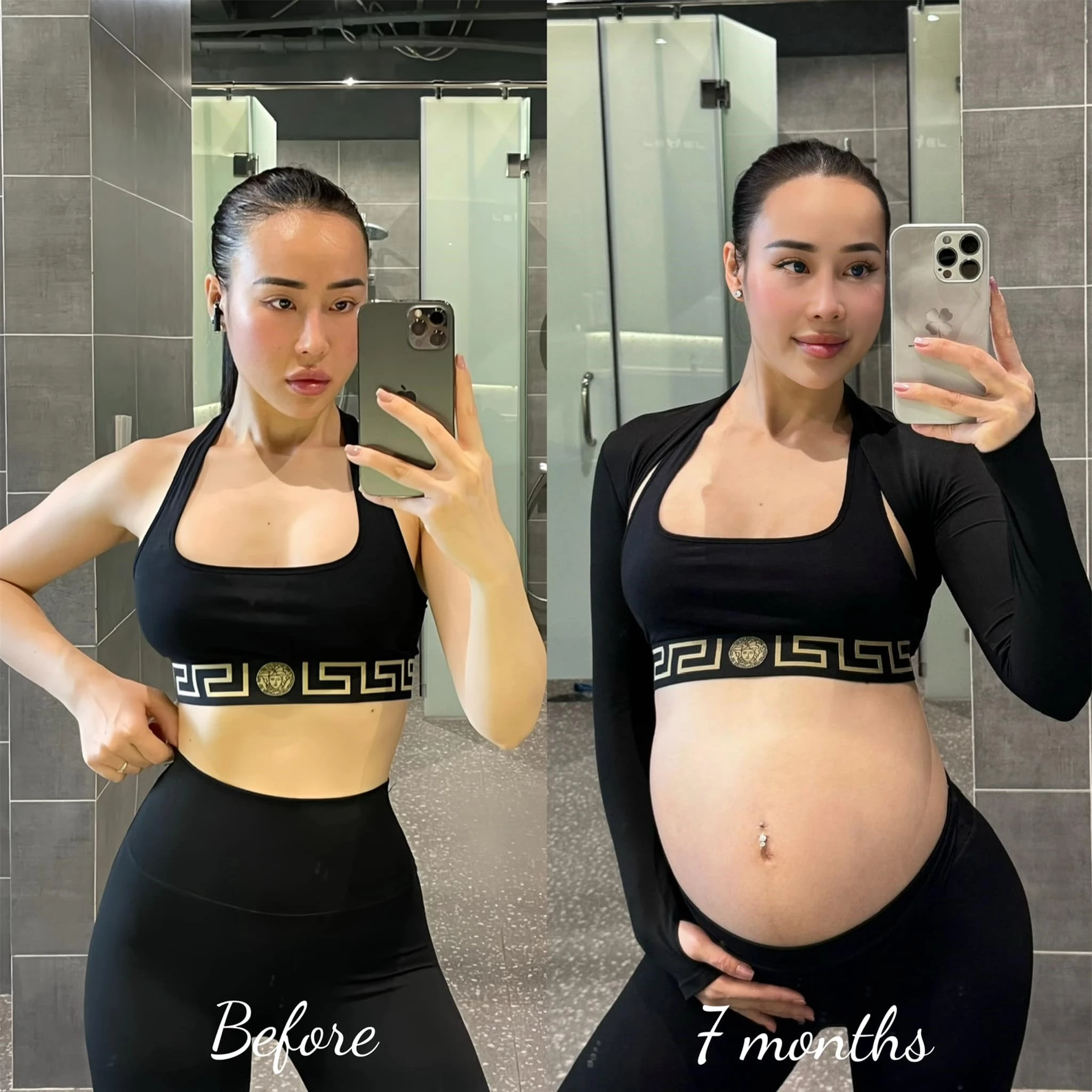Khi hot girl đình đám làng fitness mang thai: Bầu 39 tuần vẫn nâng tạ 160kg nhìn "toát mồ hôi hột" - 4