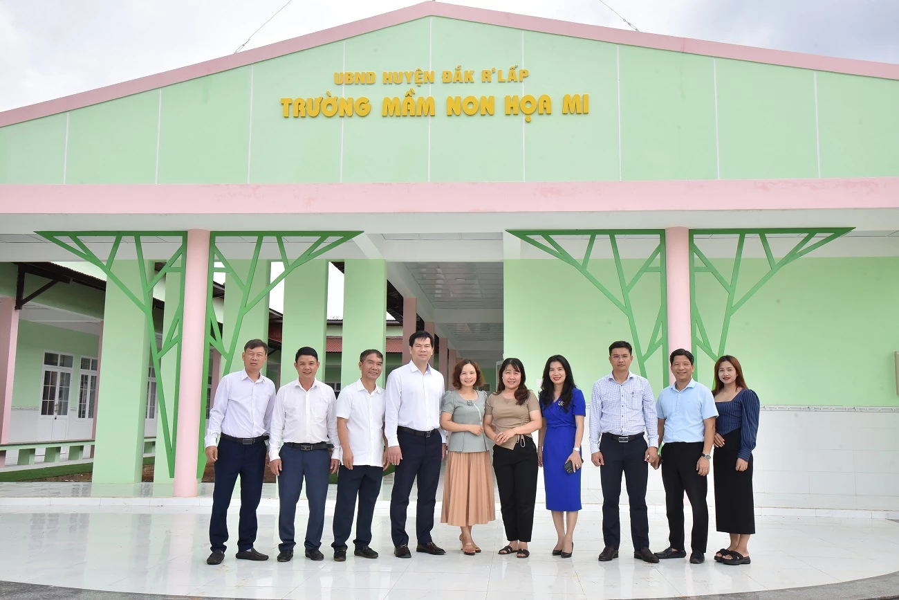TKV hỗ trợ 10 tỷ đồng xây dựng Trường mầm non Họa Mi, xã Quảng Tín, huyện Đắk R'lấp.