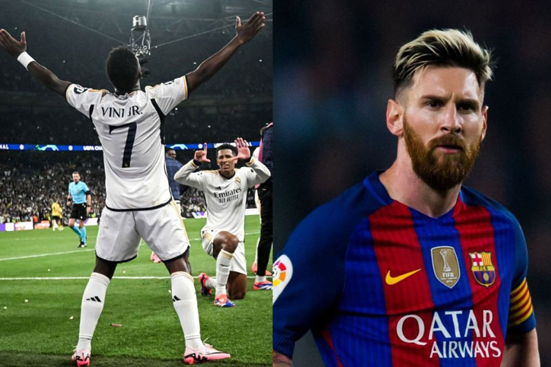 Vinicius sánh ngang kỷ lục Messi sau khi vô địch Champions League