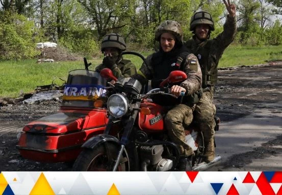 Binh sĩ Ukraine ở ngoại ô Kharkov (Ảnh minh họa: Skynews).