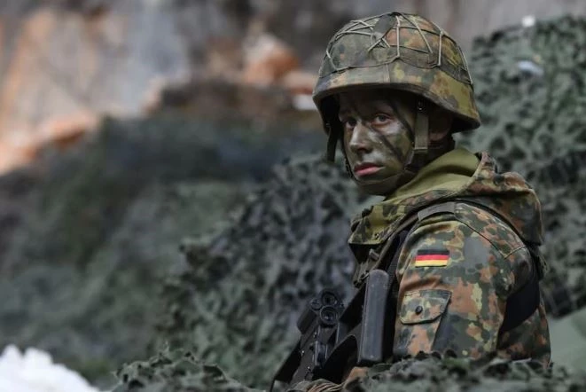 Binh lính tập trận quân sự ở Đức (Ảnh: AFP).