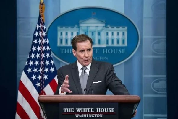 Người phát ngôn của Hội đồng An ninh Quốc gia Mỹ John Kirby (Ảnh: Bloomberg).