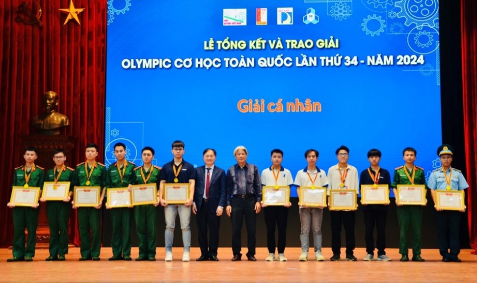Olympic Cơ học sinh viên toàn quốc lần thứ 34 vinh danh 668 cá nhân