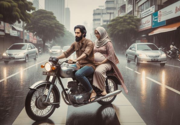 Sợ vợ bầu đi làm trời mưa nguy hiểm, tôi đưa đón tận công ty nhưng thái độ cô ấy rất khó chịu