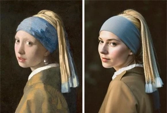 công nghệ AI, Phục chế các bức ảnh nhân vật huyền thoại trong lịch sử, Nàng Mona Lisa, Nữ hoàng Elizabeth I