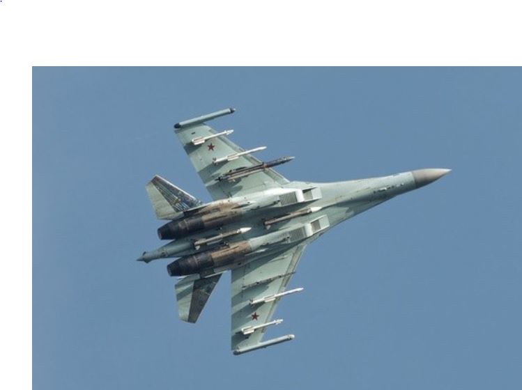 Tiêm kích Su-35S lộ diện trong 'chế độ quái thú'