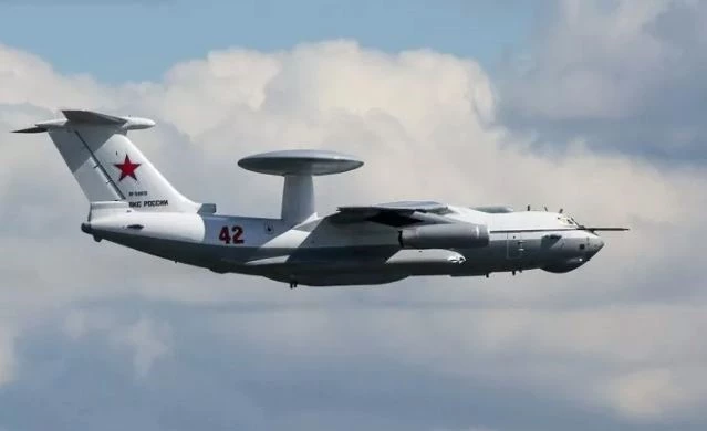 Máy bay cảnh báo sớm trên không A-50 của Nga bay trên Biển Đen, tháng 6/2019. Ảnh: Bộ Quốc phòng Nga