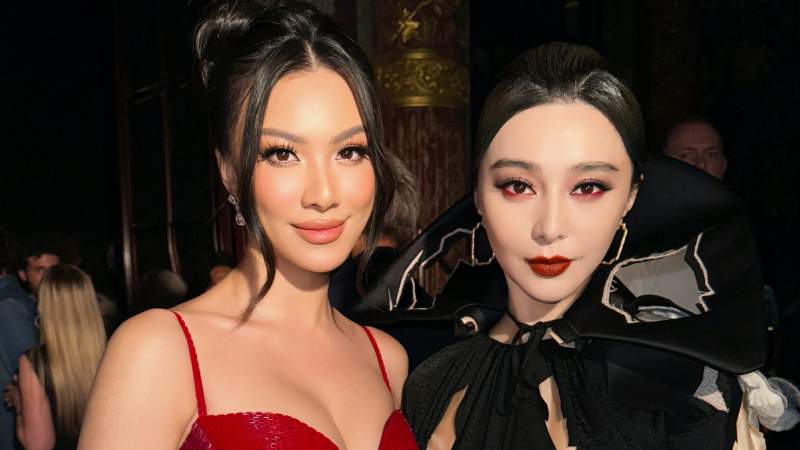 Á hậu Kim Duyên đọ sắc cùng Phạm Băng Băng khi tham dự Tuần lễ thời trang Paris