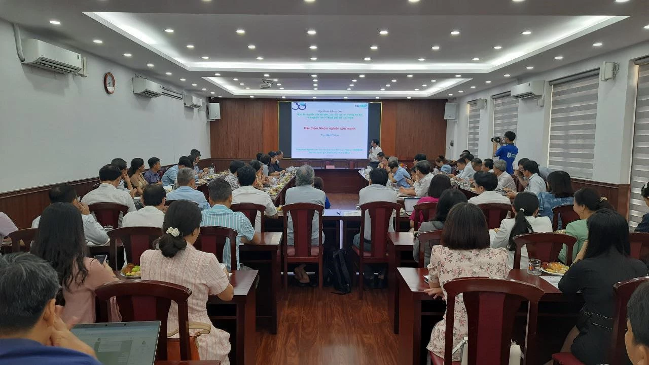Toàn cảnh buổi hội thảo khoa học diễn ra vào sáng ngày 28/6/2024 tại TP. Hồ Chí Minh