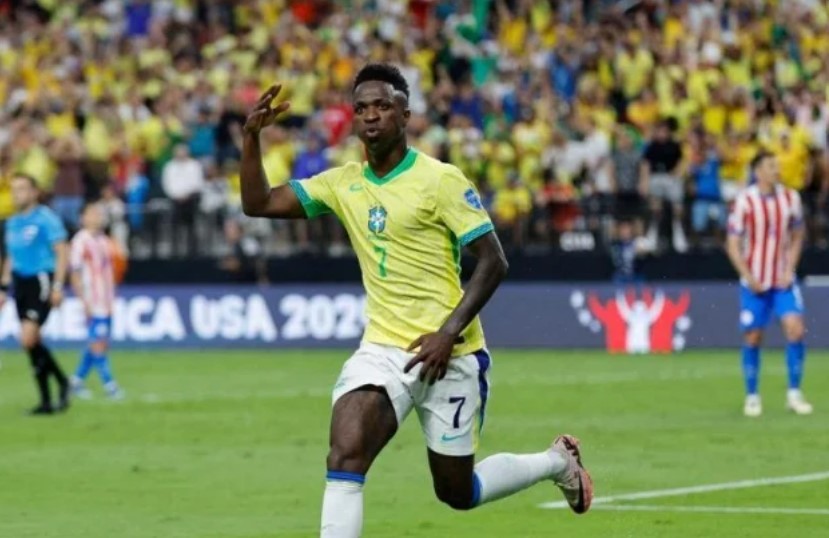 Vinicius lập cú đúp, Brazil thắng đậm Paraguay tại Copa America 2024