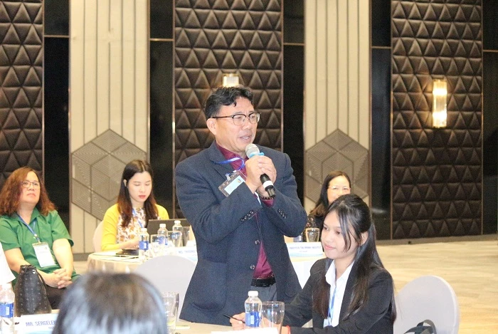 Ông Nguyễn Duy Đa - Chủ tịch Hội đồng quản trị kiêm Giám đốc Công ty Cổ phần Viên Sơn, chia sẻ tại chương trình.