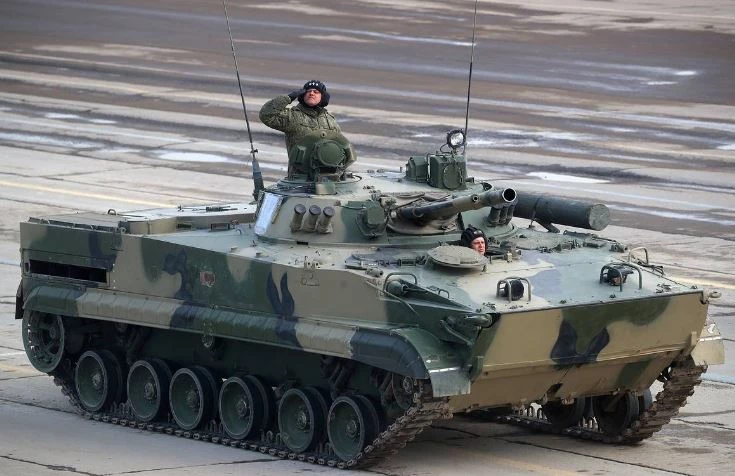 Phương tiện chiến đấu bộ binh BMP-3. Ảnh: Tass