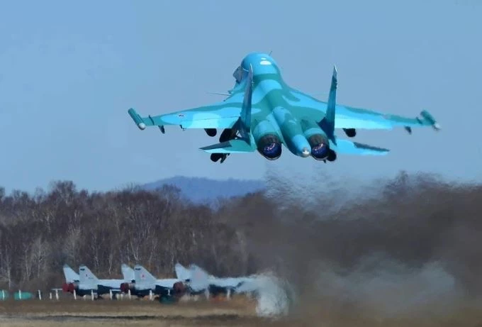 Tiêm kích bom Su-34 của không quân Nga (Ảnh: Sputnik).
