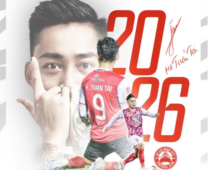 Hồ Tuấn Tài gia hạn hợp đồng với CLB TP HCM